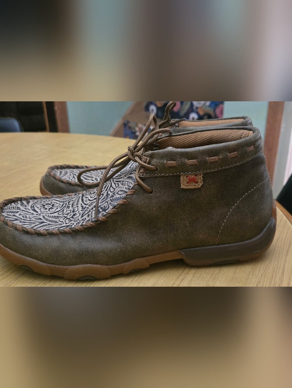Twisted X Women's Casual Chukka Driving Mocs Size 8.5 - Picture 7 of 7